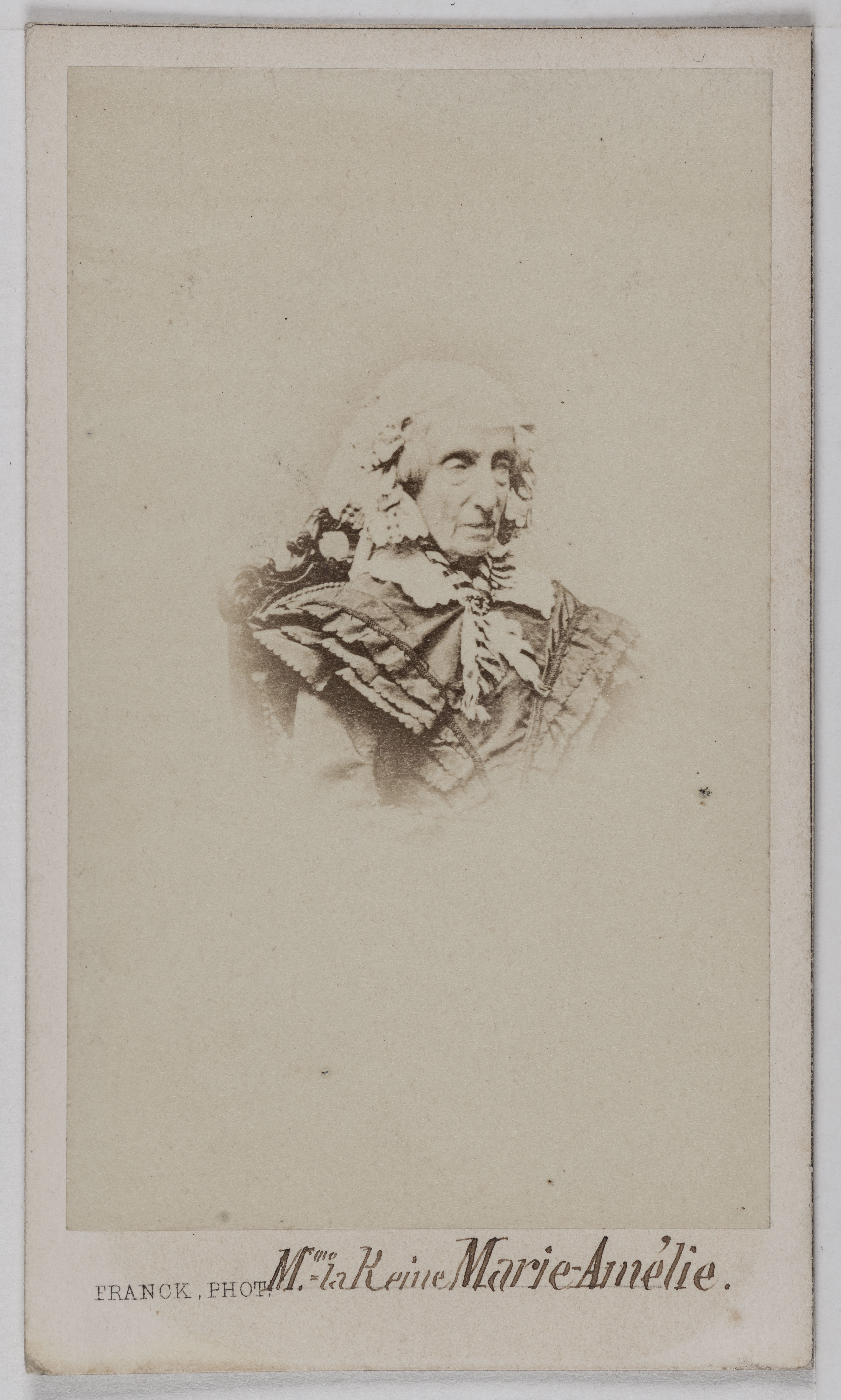 Franck, Portrait de Marie-Amélie de Bourbon, (1782-1866), (reine des Français)
