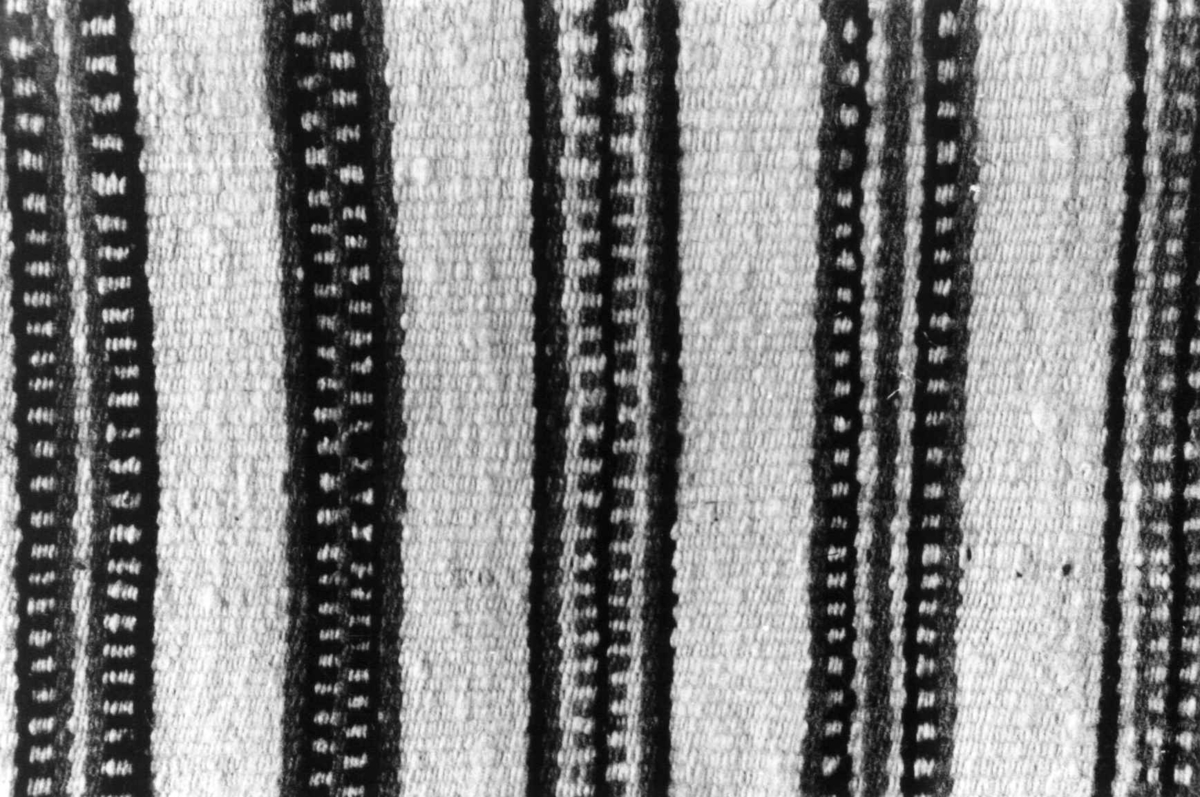 Anna Grostøl, Detalj av greneteppe. Tromsø, Troms 1947.