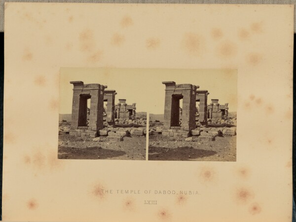 Francis Frith, The Temple of Dabod, Nubia