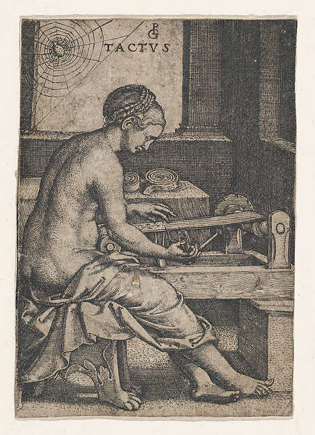 Georg Pencz, Touch (Tactus), from "The Five Senses"