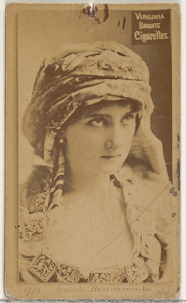 Allen & Ginter, Card 915, Maude Branscombe, from the Actors and Actresses series (N45, Type 2) for Virginia Brights Cigarettes