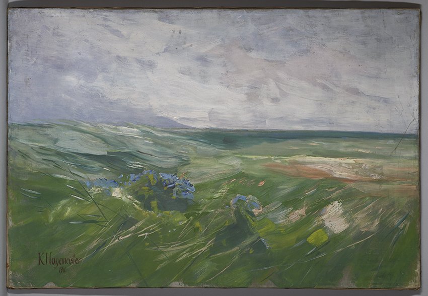Karl Hagemeister, Wind über dem Luch, 1911