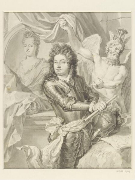 Nicolaas Verkolje, Allegorical portrait of Frederick of Hesse-Kassel