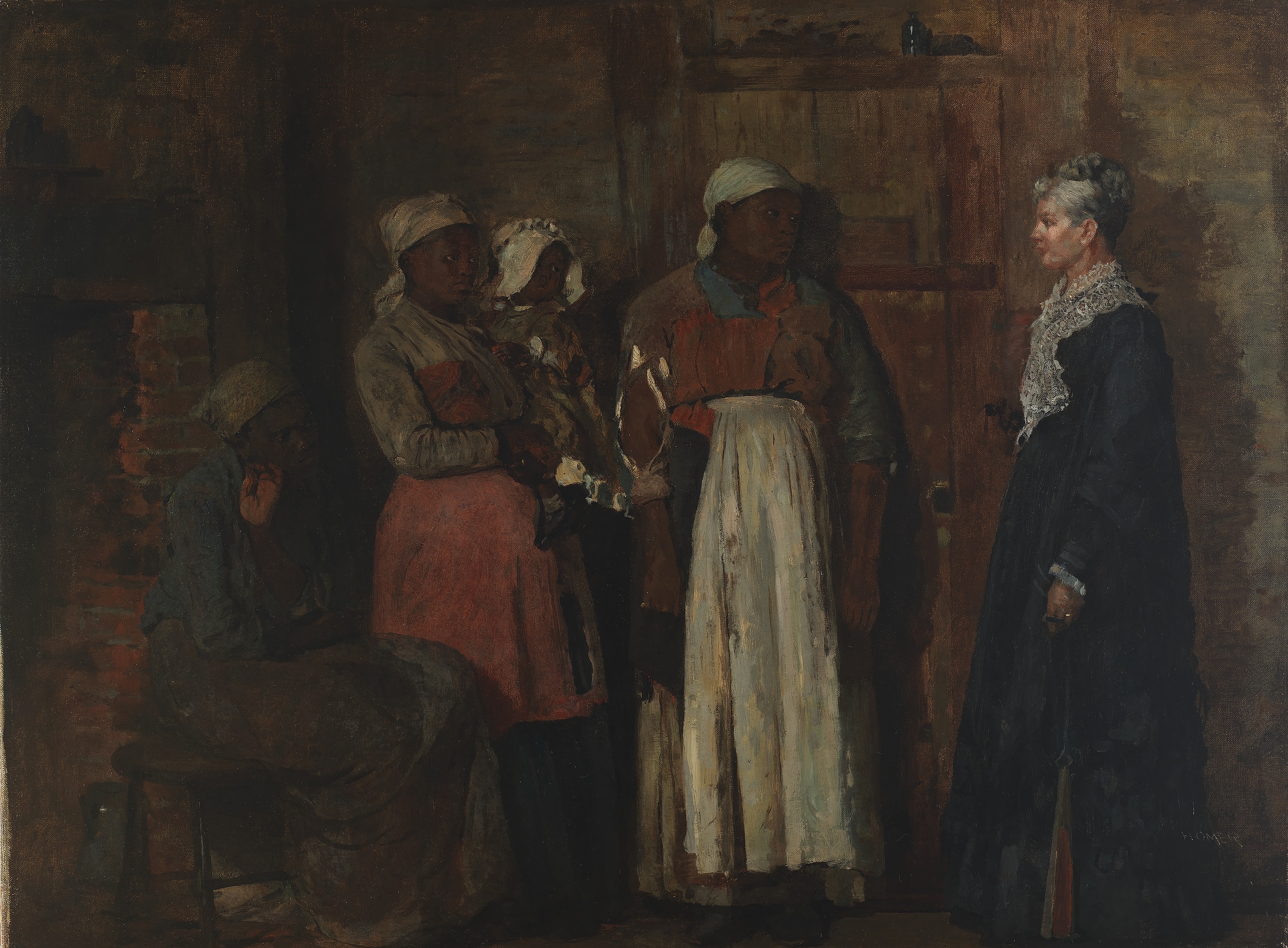 Winslow Homer, A Visit from the Old Mistress