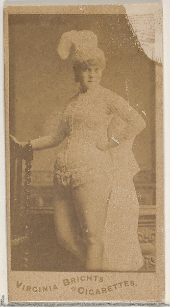 Allen & Ginter, From the Actors and Actresses series (N45, Type 5) for Virginia Brights Cigarettes