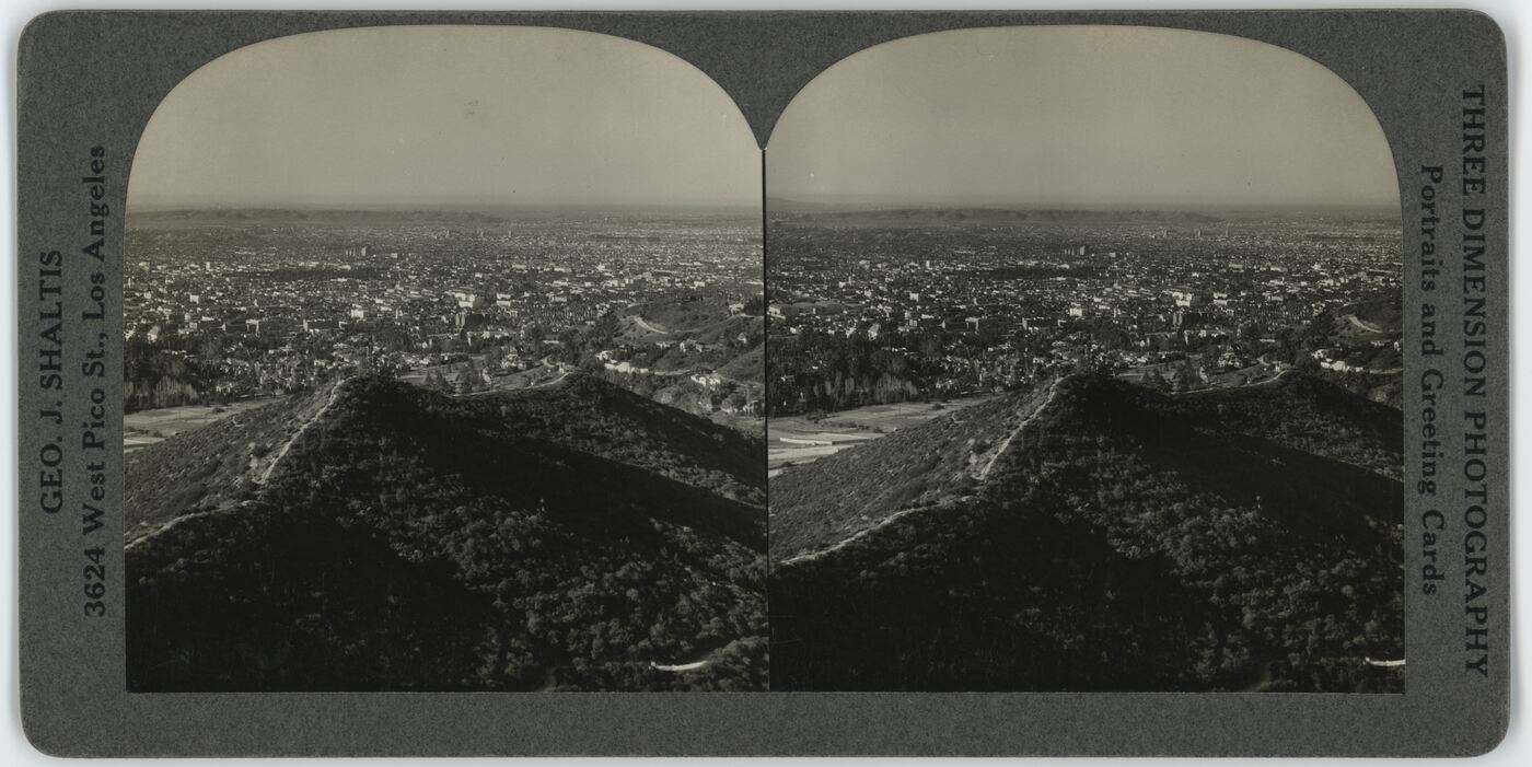 Nežinomas autorius, Los Andželo panorama