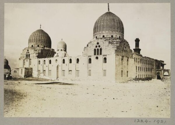 K.A.C. Creswell, Rear façade of the funerary khaqah of Mamluk SUltan Faraj Ibn Barquq, Cairo