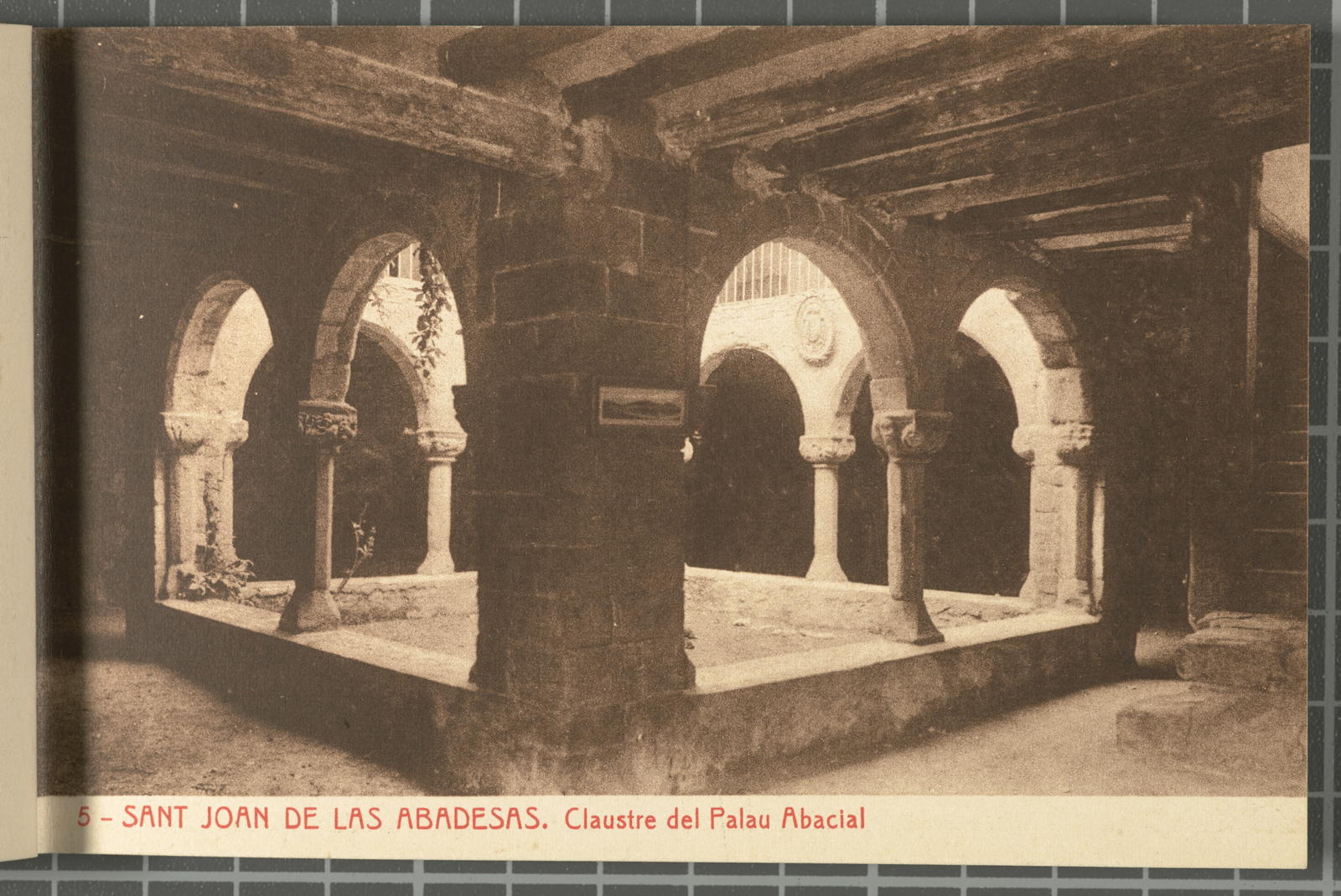 Desconegut, 5 - Sant Joan de las Abadesas. Claustre del Palau Abacial