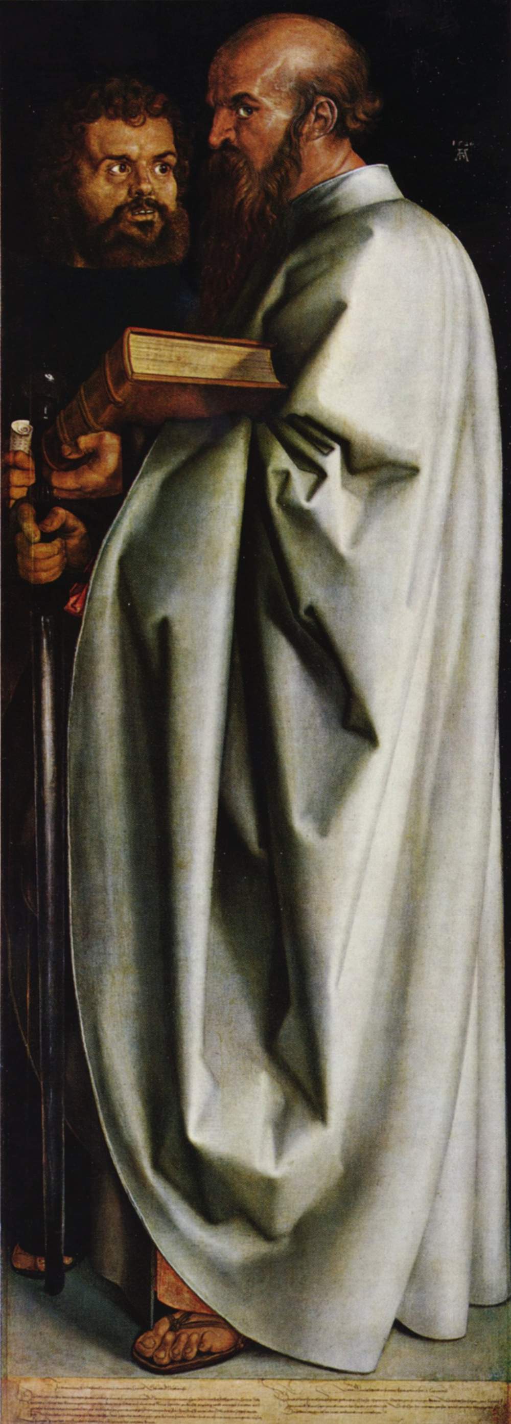 Albrecht Dürer, The Four Apostles: Saints Mark and Paul