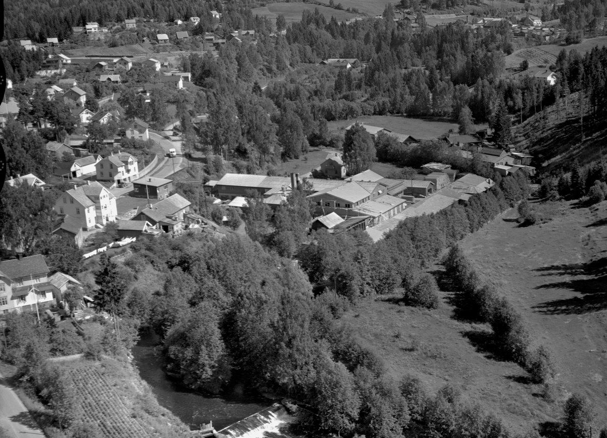 Anno Domkirkeodden, Flyfoto av Strømmen Bruk, Moelv.