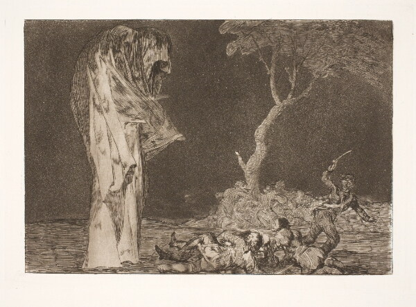 Francisco de Goya, Den tåbelige frygt (Tab ikke anseelse på grund af frygt)
