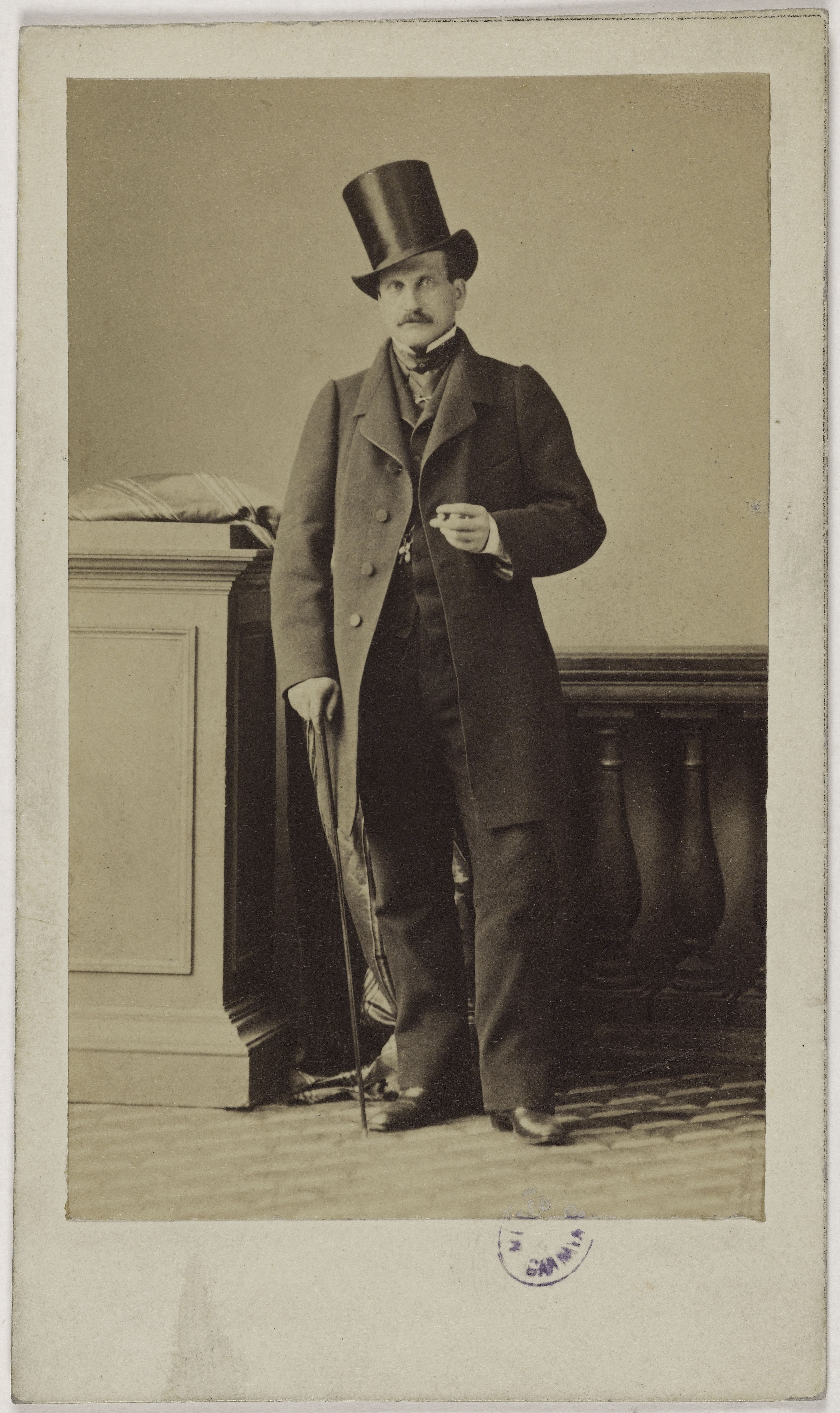 Disderi & Cie, Portrait de Georges Delahante