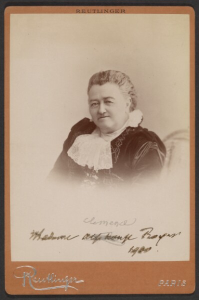 Charles Reutlinger, Portrait of Clemence Royer