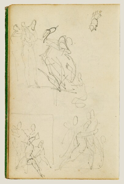 Théodore Géricault, Three compositional studies of figure group