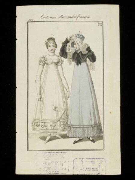 Unknown, Costumes Allemands et Francois