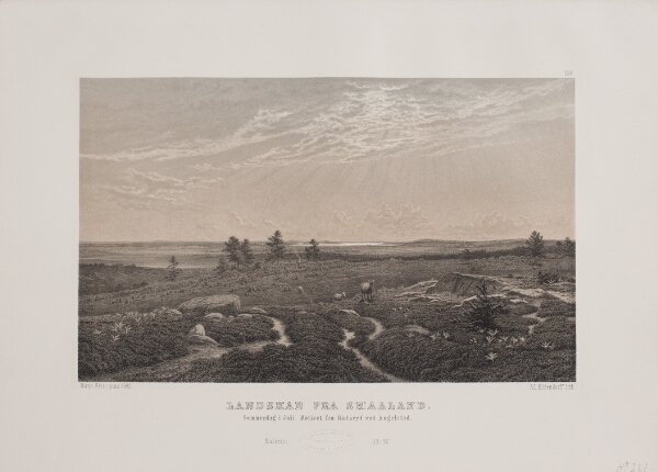 Adolph Kittendorff, Landskab fra Smaaland