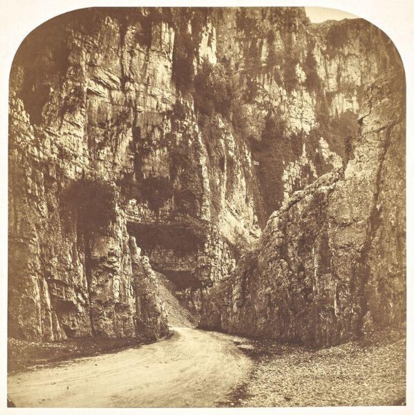 Roger Fenton, Wall of Rocks, Cheddar