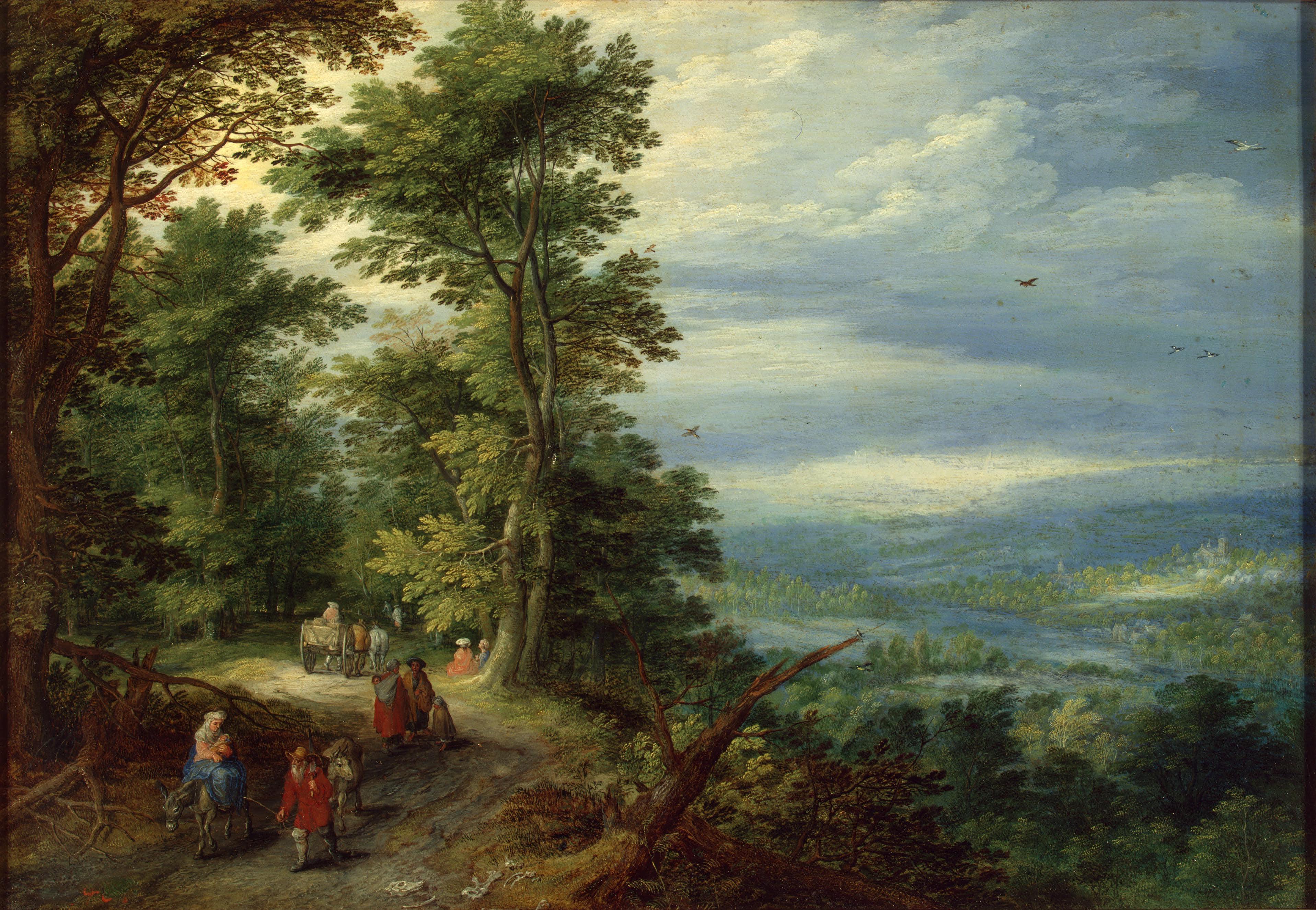 Jan Brueghel the Elder, Edge of the Forest (The Flight into Egypt)