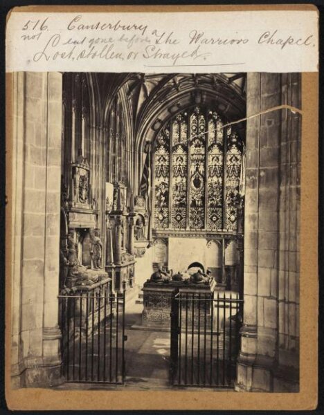 Francis Frith, Canterbury.  The Warriors Chapel