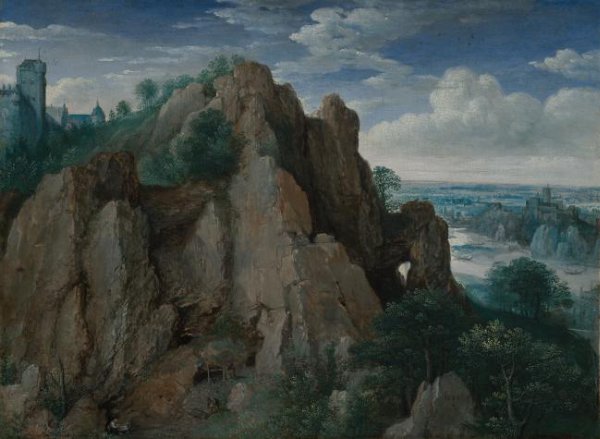Lucas van Valckenborch, Mountainous landscape