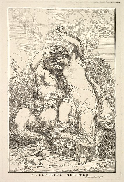 John Hamilton Mortimer, Successful Monster, from "Fifteen Etchings Dedicated to Sir Joshua Reynolds"