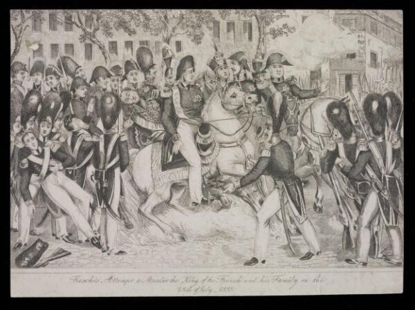 Unknown, Fieschi's Attempt to Murder the King of the French and his Family on the 28th of July 1835