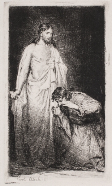 Carl Bloch, Kristus og den vantro Thomas
