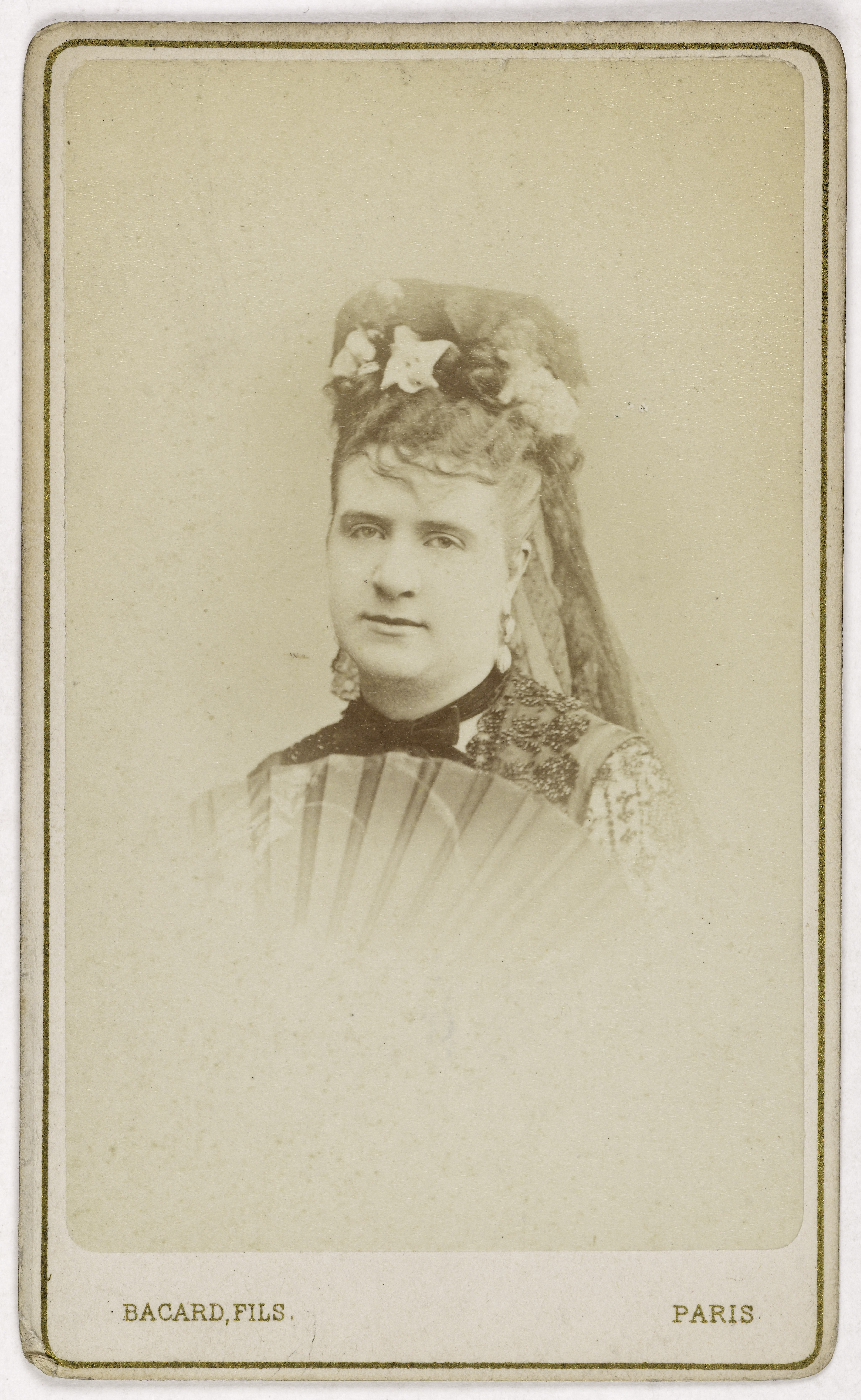 Bacard Fils, Portrait de Sainty, (actrice)