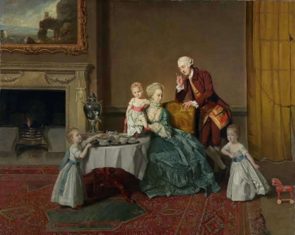 Johann Zoffany, John, Fourteenth Lord Willoughby de Broke, and His Family
