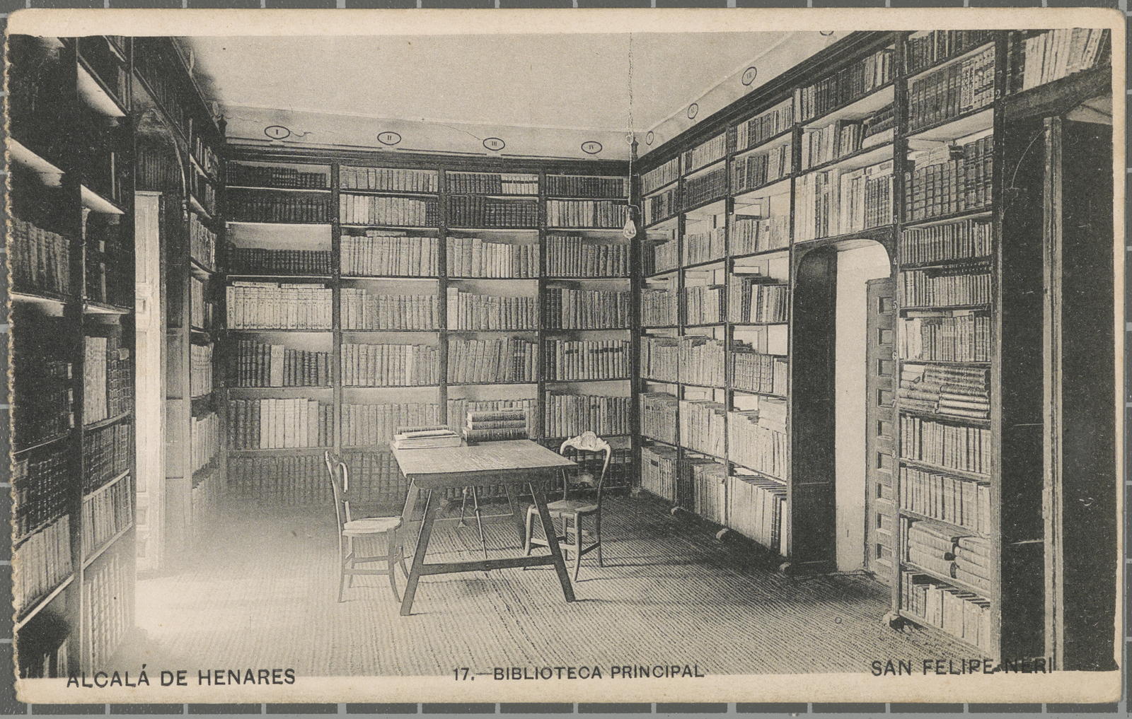 Desconegut, Alcalá de Henares. San Felipe Neri. 17.-Main Library