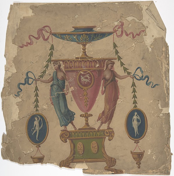 Anonymous, British, 19th century, Ornamental Panel Design