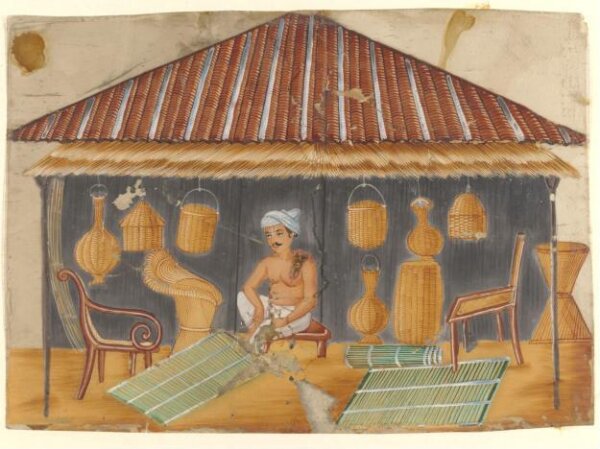 Unknown, One of ten drawings of shops.