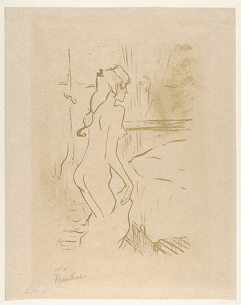 Henri de Toulouse-Lautrec, Study of a Woman
