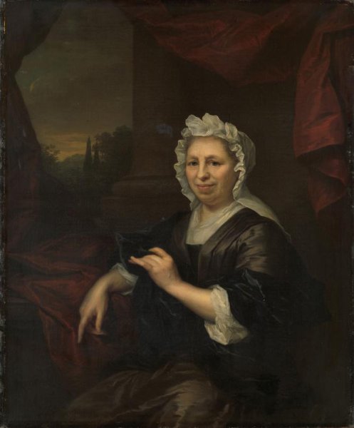 Arnold Boonen, Brechje Hooft (1640-1721). Widow of Harmen van de Poll