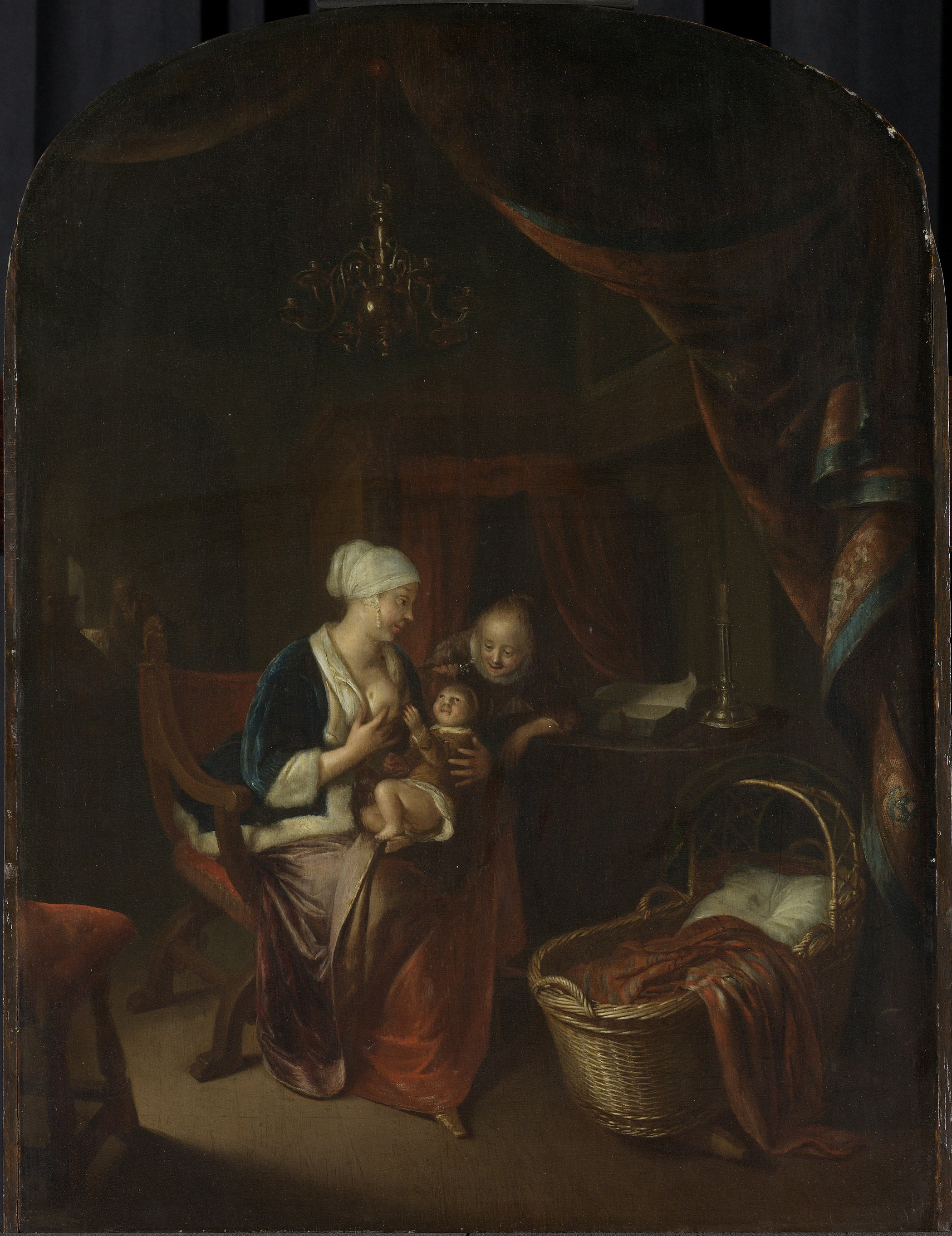 Domenicus van Tol, A Mother Giving her Child the Breast