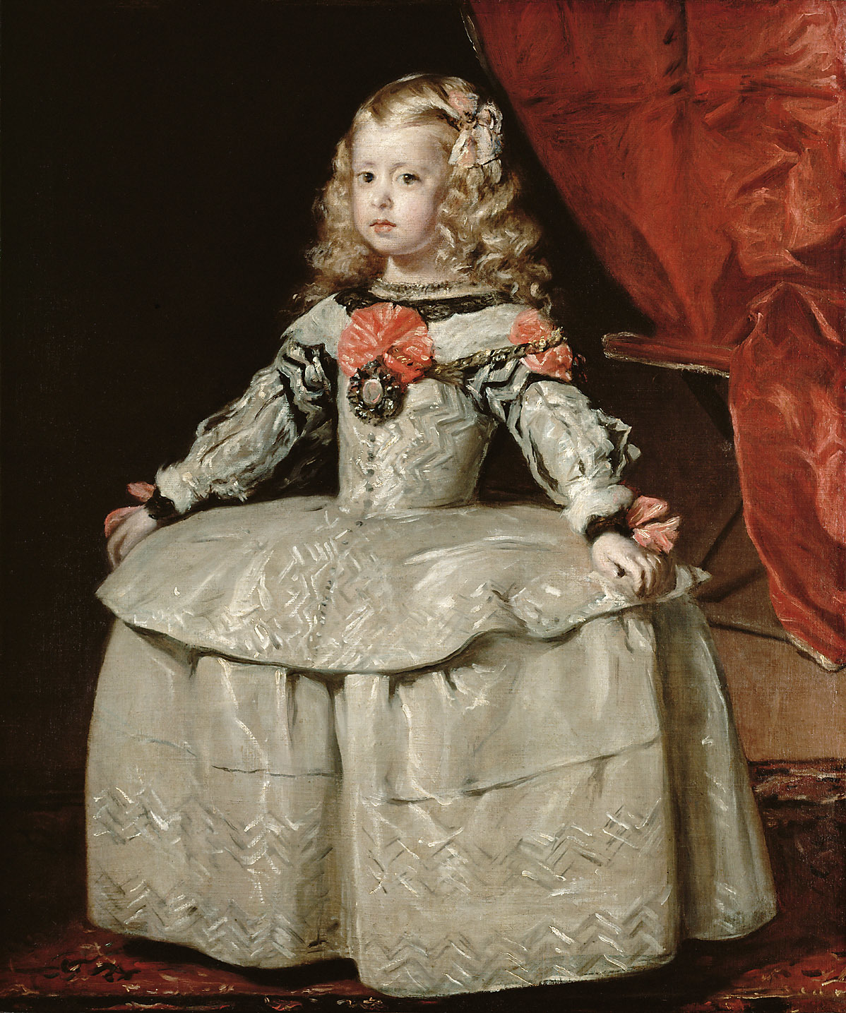 Diego Velázquez, Infanta Margaret Theresa in a White and Silver Dress