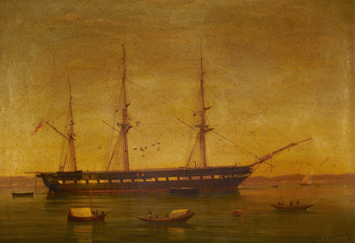 Antonio de Simone the Elder, HMS Shannon