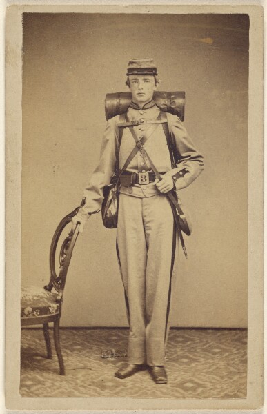 Unknown, [Unidentified soldier, standing]