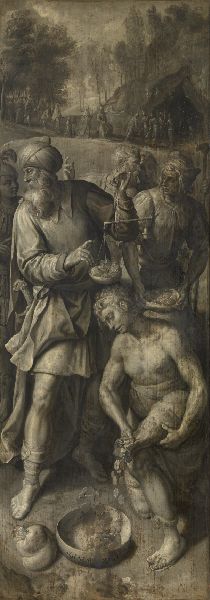 Maerten de Vos, The Burial of Sarah