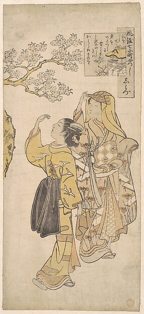 Suzuki Harunobu, Shimizu Temple