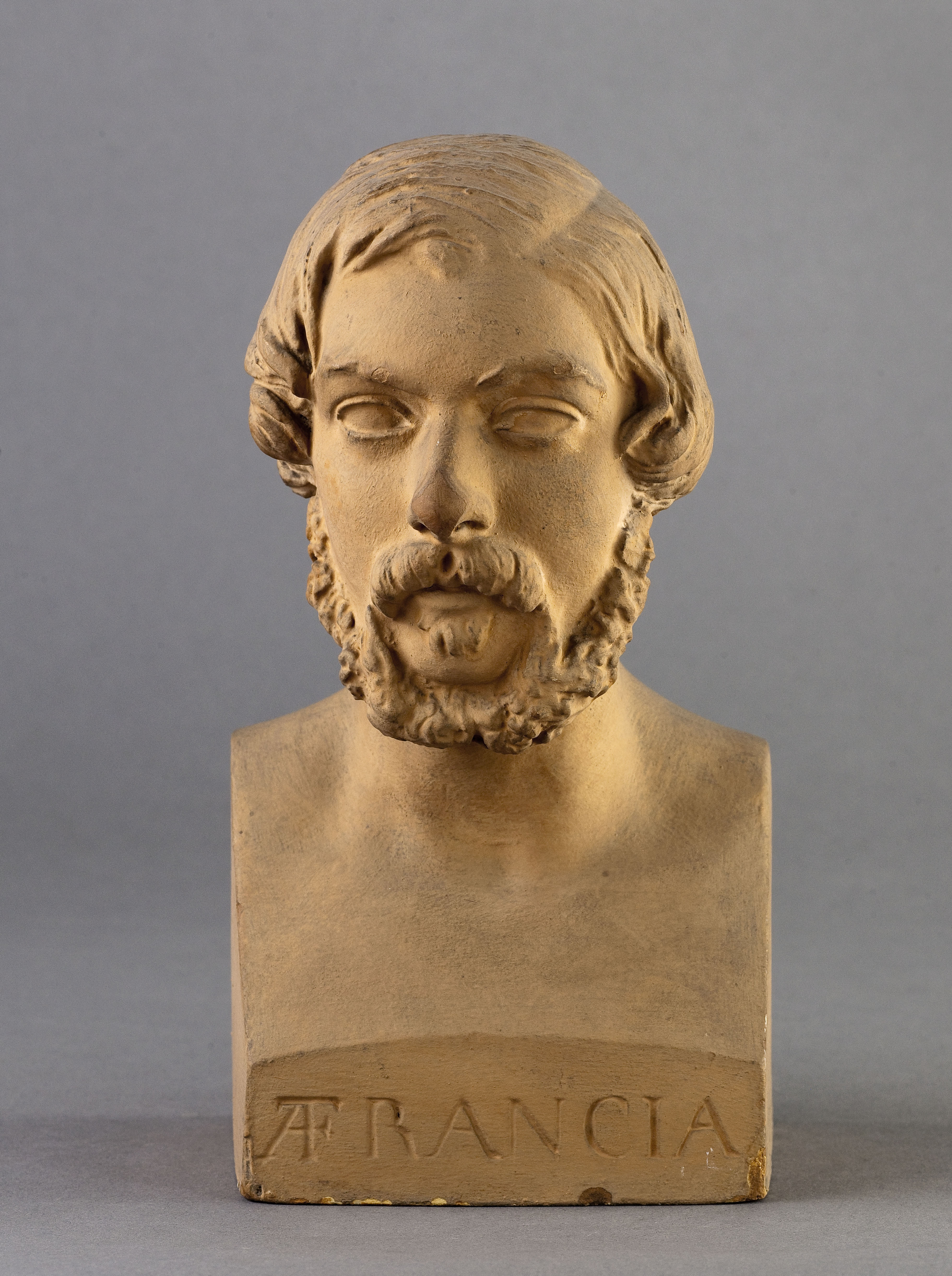 Jean Pierre Dantan, Portrait sérieux du peintre Alexandre Francia (1815 ou 1820-1884).
