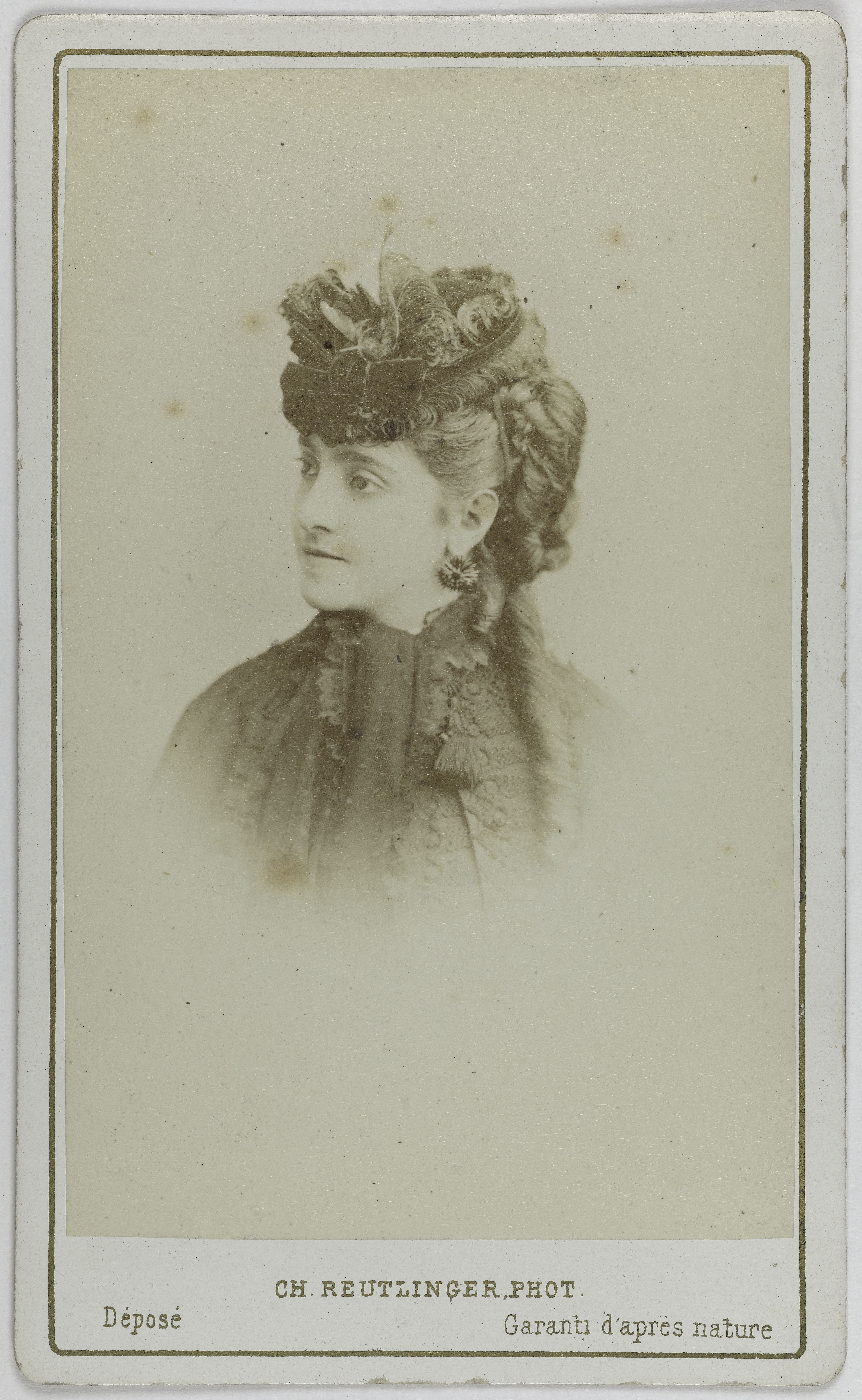 Charles Reutlinger, Portrait de Patti Adelina, (Adela-Juana-Maria, dite), (1843-1919), (chanteuse lyrique)
