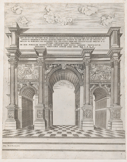 Anonymous, Arch of Septimus Severus, from "Speculum Romanae Magnificentiae"