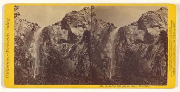 John P. Soule, Bridal Veil Fall, (940 feet high). Near View.
