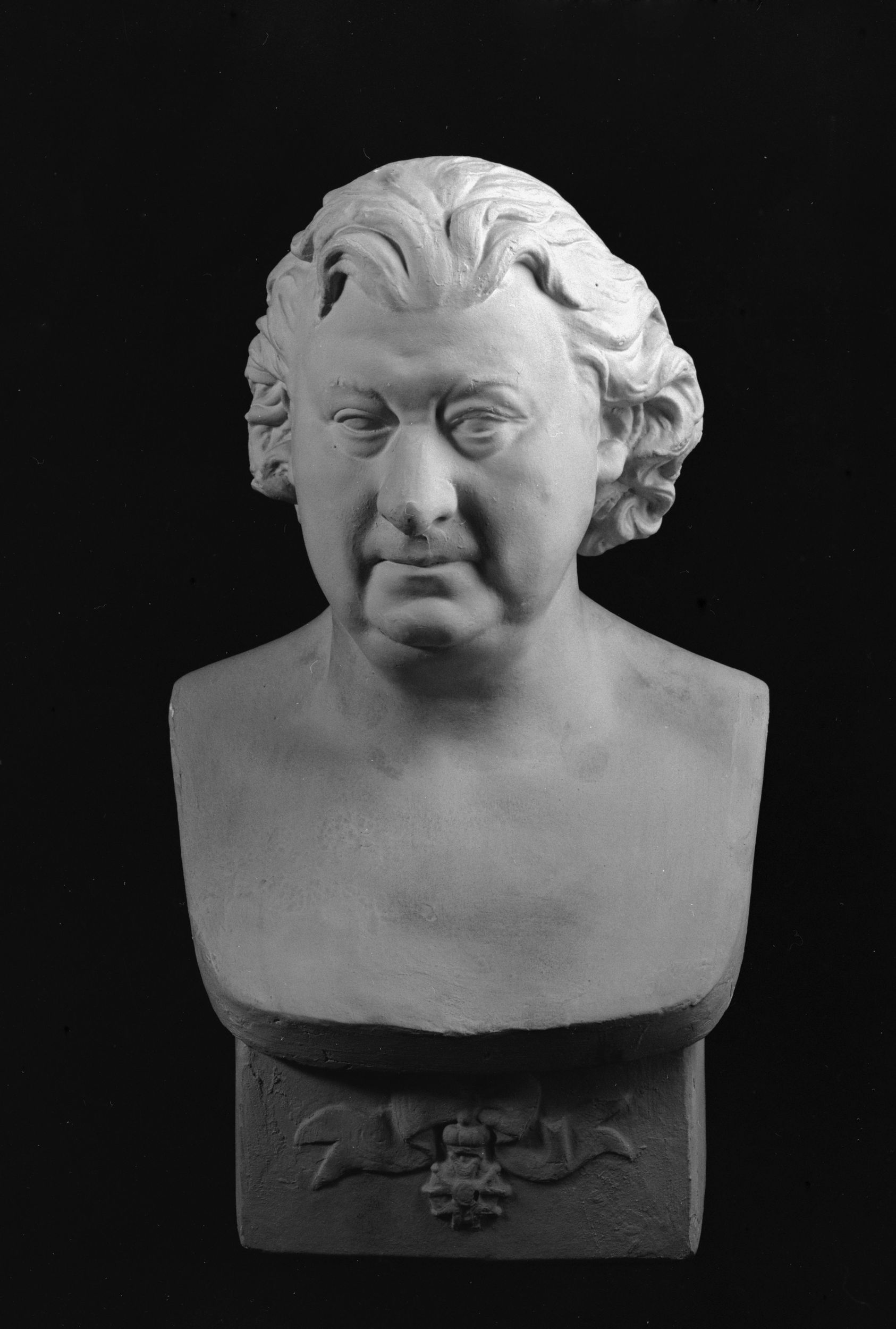 Jean Pierre Dantan, Portrait sérieux de Jacques Mathieu ?, banquier.