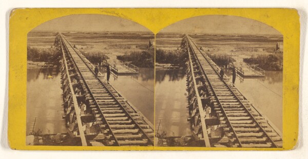 A. J. Russell, Wasatch Mountains from Bear River