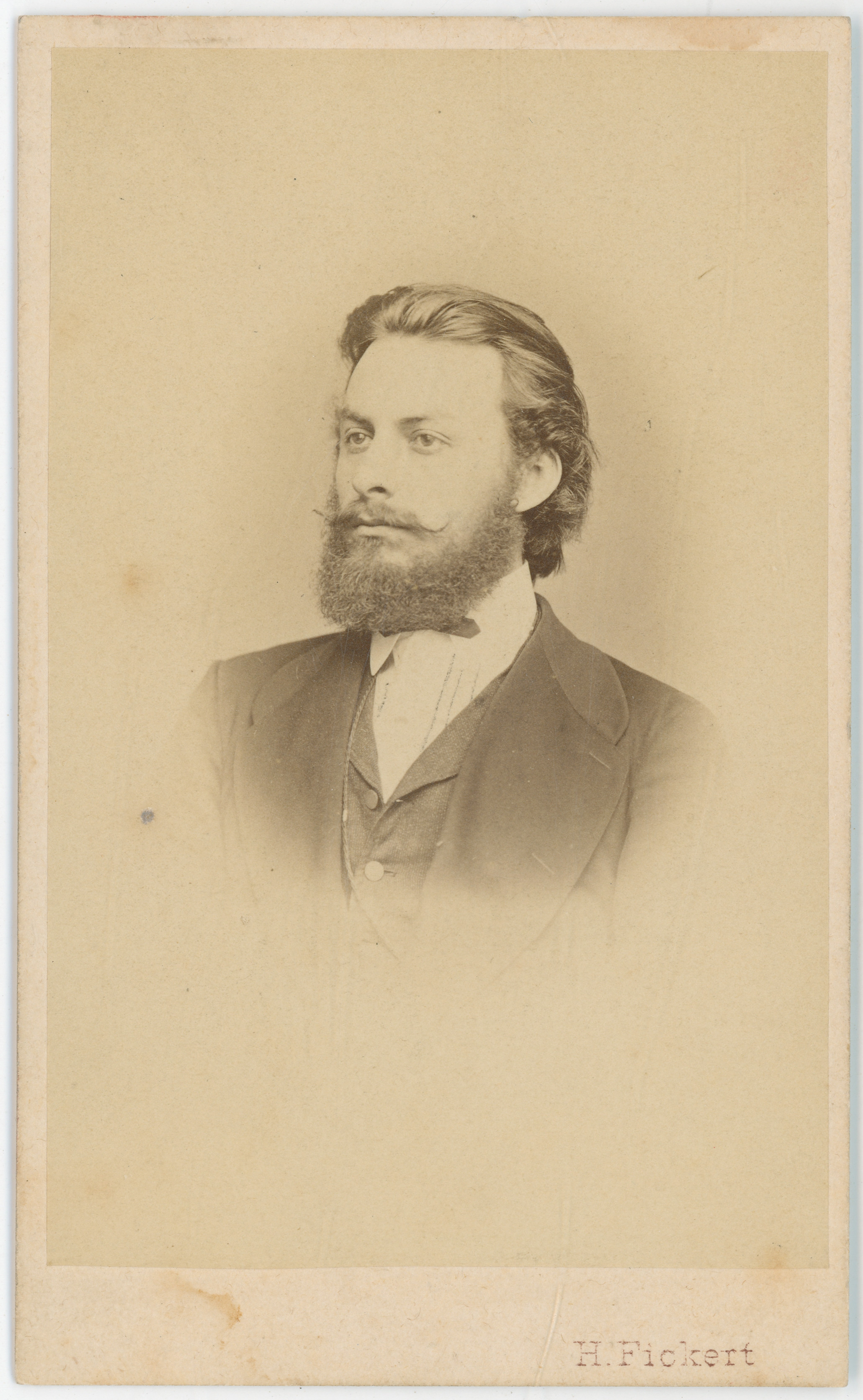 Herman Fickert, Mlađi muškarac