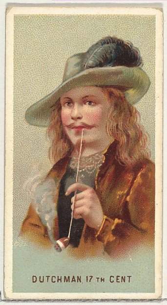 Allen & Ginter, 17th Century Dutchman, from World's Smokers series (N33) for Allen & Ginter Cigarettes