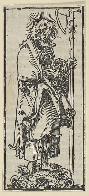 Lucas Cranach the Elder, Silver Statuette of St. Matthew from the Wittenberg Reliquaries