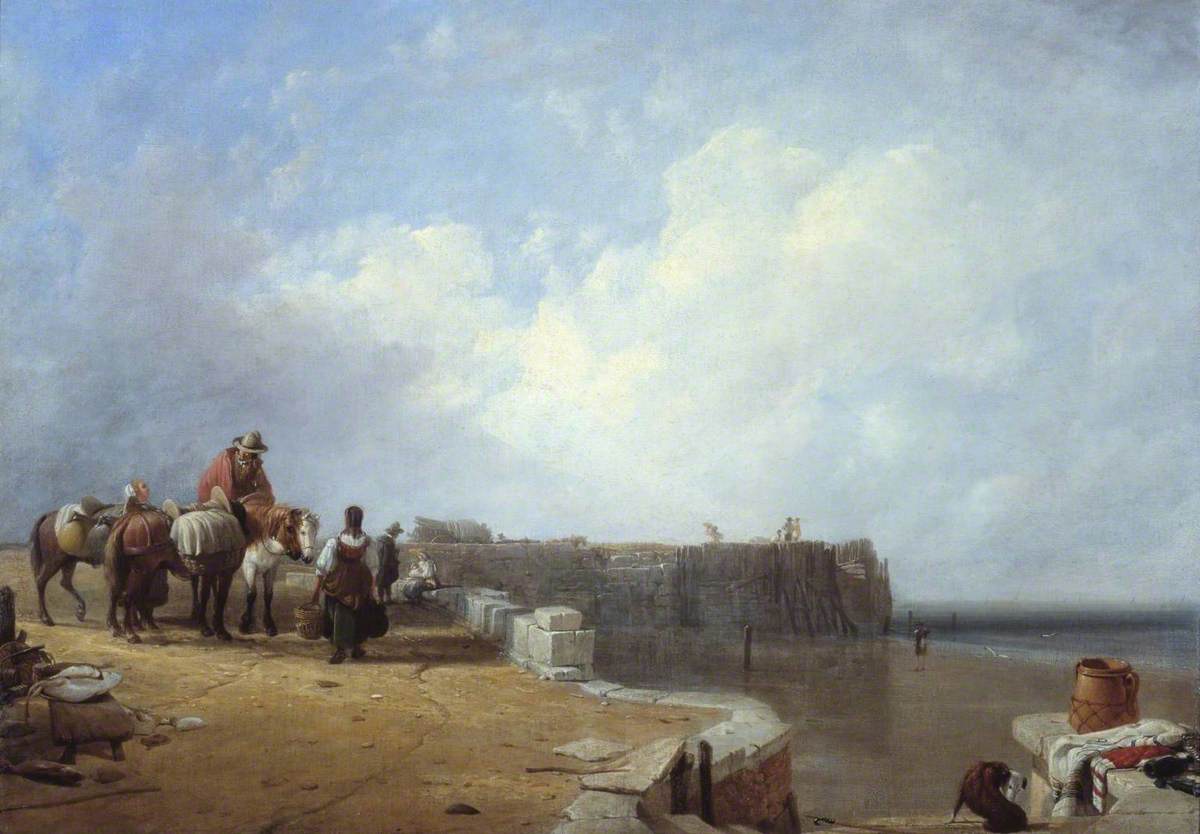 Augustus Wall Callcott, Dutch Coast Scene